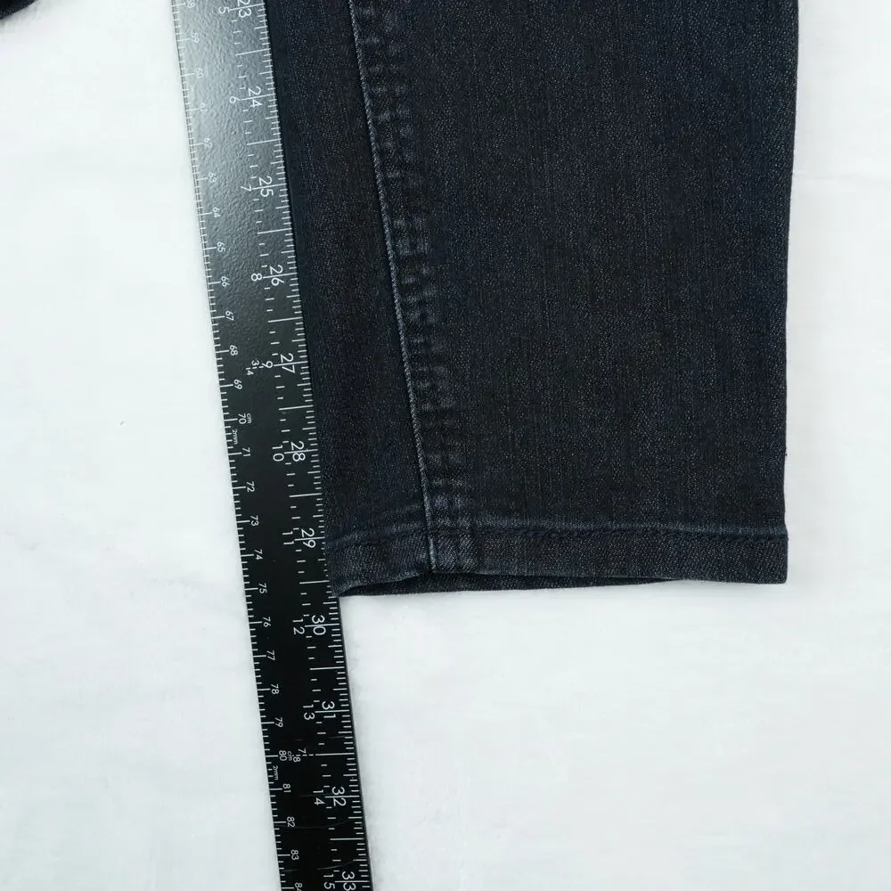 Democracy Jeans Womens 6 (31x29.5) Dark Wash Stretch Denim Skinny‎ Ab Technology